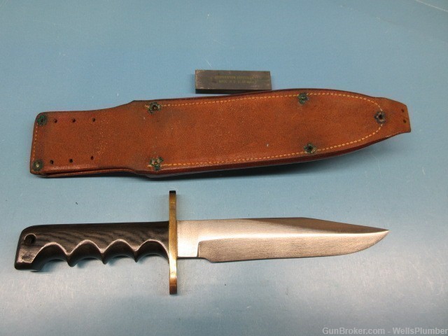 US VIETNAM RANDALL MODEL 14 FIGHTING KNIFE WITH ORIGINAL SCABBARD (MINT)-img-1