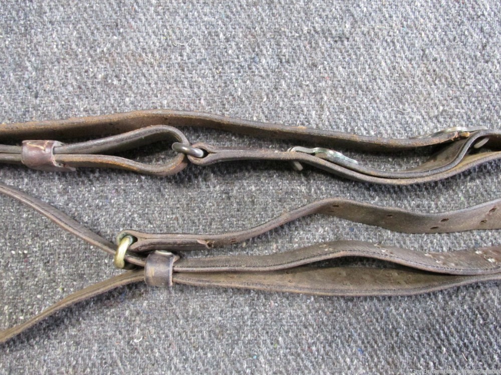 US WWI MODEL 1903 SPRINGFIELD ARMORY LEATHER SLINGS WITH BRASS CLAWS (NICE)-img-5