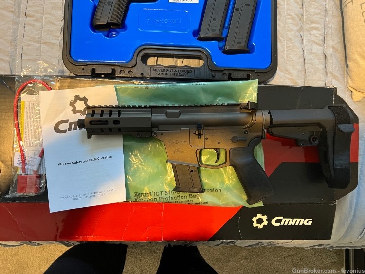 TWO PISTOLS!  FNH 5.7 & CMMG Banshee 5.7 with 250 rounds and extra mags!-img-4