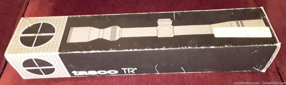 Vintage Tasco TR Riflescope Factory Empty Box with Styrofoam For 6-24x40mm-img-2
