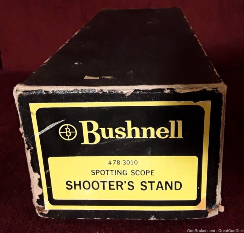 Vintage Bushnell Spotting Scope Shooter's Stand Empty Box Model#78-3010-img-4