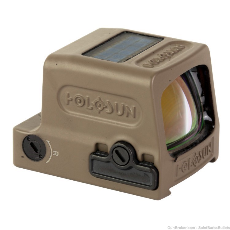 Holosun HE509T-RD X2 Reflex Sight – 32 MOA Circle + 2 MOA Red Dot / FDE-img-1