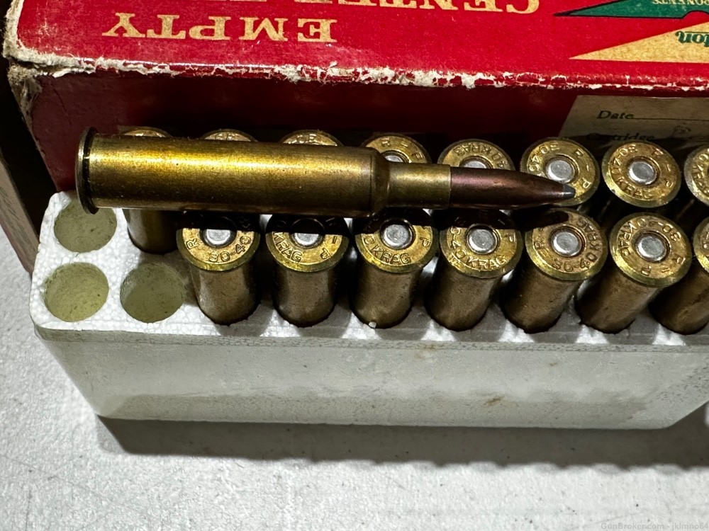 18 rounds of 25 Krag ammo hand loads -img-3
