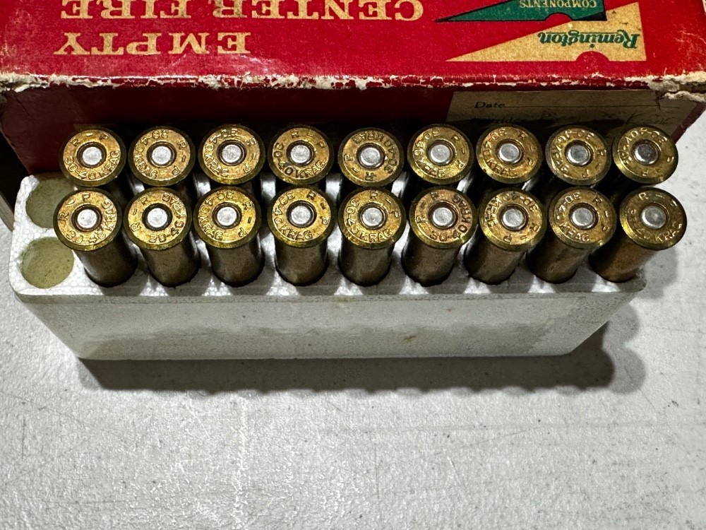 18 rounds of 25 Krag ammo hand loads -img-2