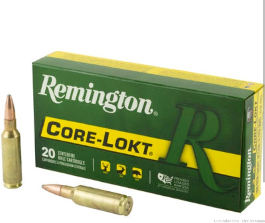 Remington 300 WSM Ammo 150gr Core-Lokt 20 Rounds No cc fees -img-1
