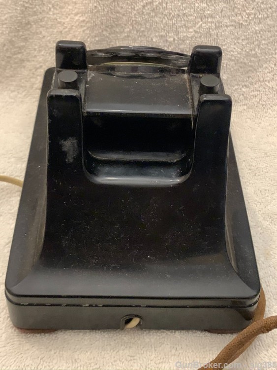 1930s WESTERN ELECTRIC COMPANY ART DECO BAKELITE ROTARY TELEPHONE-img-4