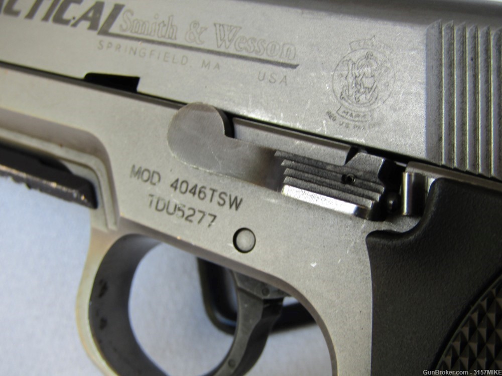 Smith & Wesson Model 4046TSW, .40SW, 4" Barrel, Brinks Special-img-6