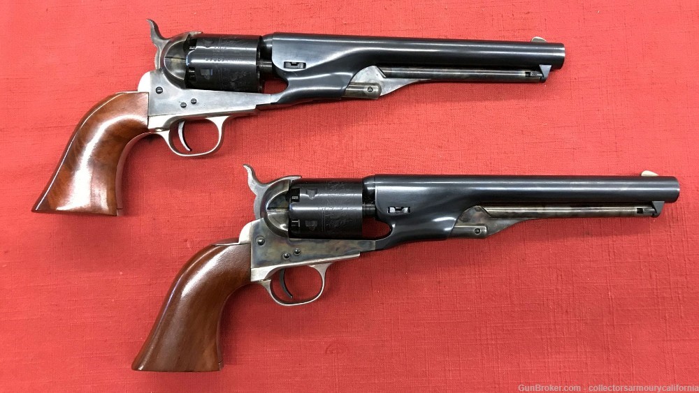 Colt 2nd Gen Model 1861 Navy Revolvers .36 Cal Consecutively Numbered Pair-img-1