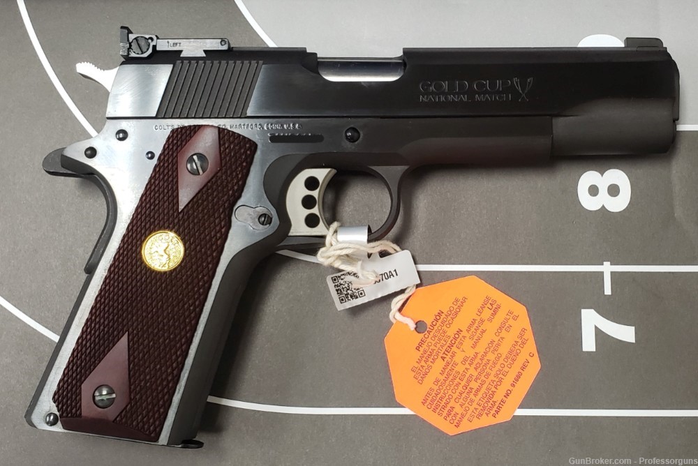 Colt 1911National Match Gold Cup .45 ACP (O5870A1), 2 Mags, Pre-CZ-img-1