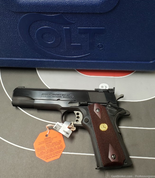 Colt 1911National Match Gold Cup .45 ACP (O5870A1), 2 Mags, Pre-CZ-img-0