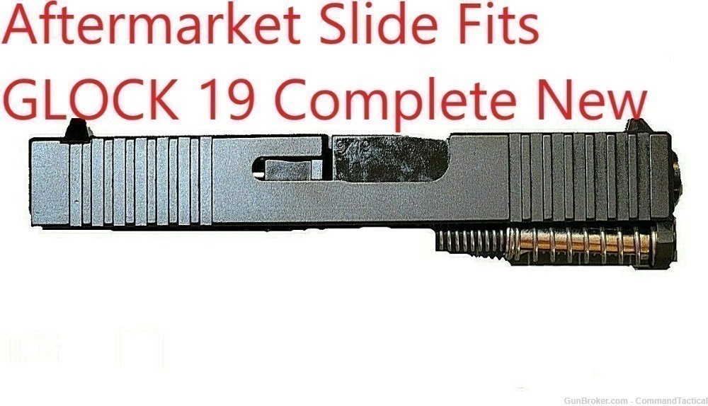 Aftermarket Slide Fits GL0CK 19 Complete New-img-0
