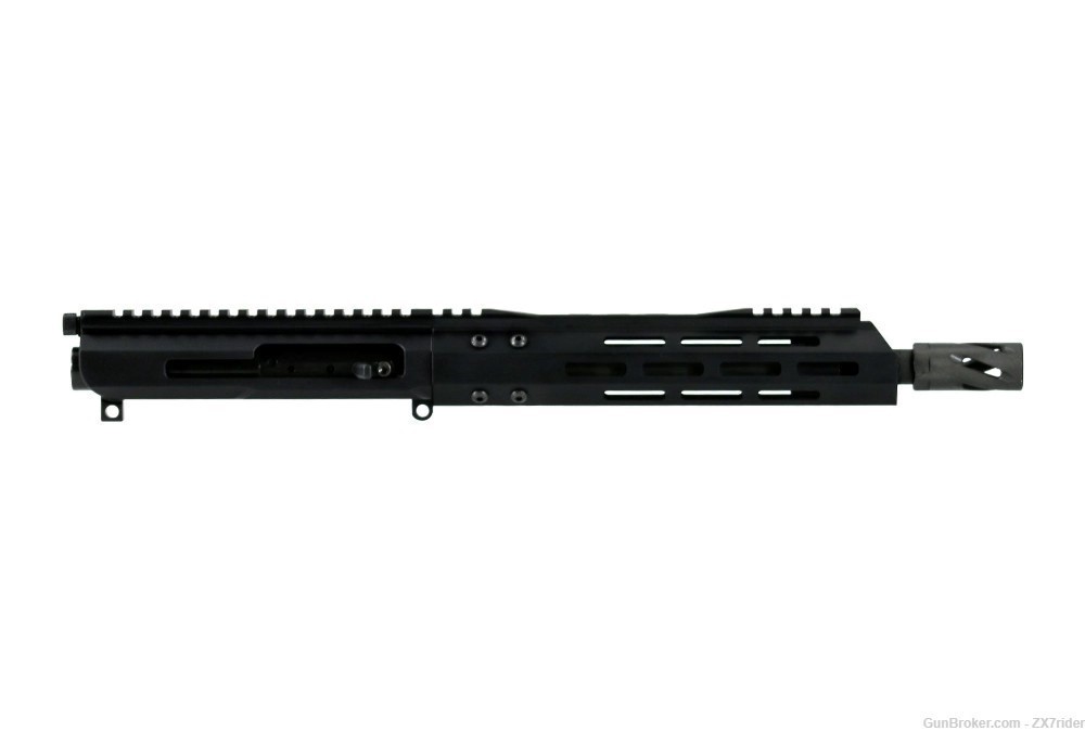 AR-15 .450 Bushmaster 10.5" Pistol Side Charging Upper Receiver and BCG-img-0