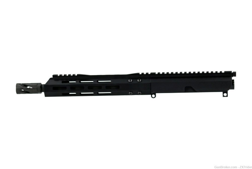 AR-15 .450 Bushmaster 10.5" Pistol Side Charging Upper Receiver and BCG-img-1