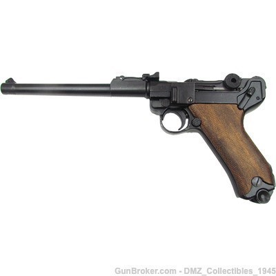WW1 WW2 German Non Firing Repllica Luger Pistol Gun -img-1