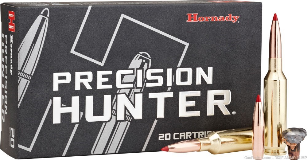 40 Rds  Hornady 81392 Precision Hunter 6mm Creedmoor 103 gr Extremely Low-img-0