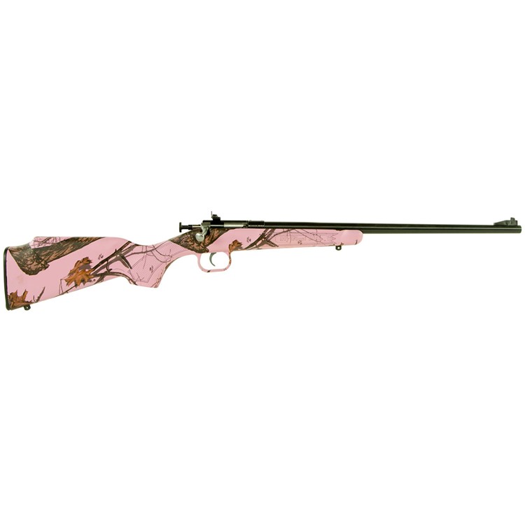 Crickett Youth 22 LR Rifle 16.12 1rd Mossy Oak Pink Blaze-img-0
