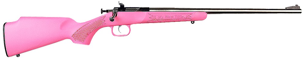 Crickett Youth 22 LR Rifle 16.12 1rd Pink Synthetic-img-1