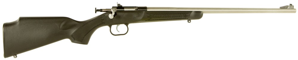 Crickett Youth 22 LR Rifle 16.12 1rd Black Synthetic-img-1