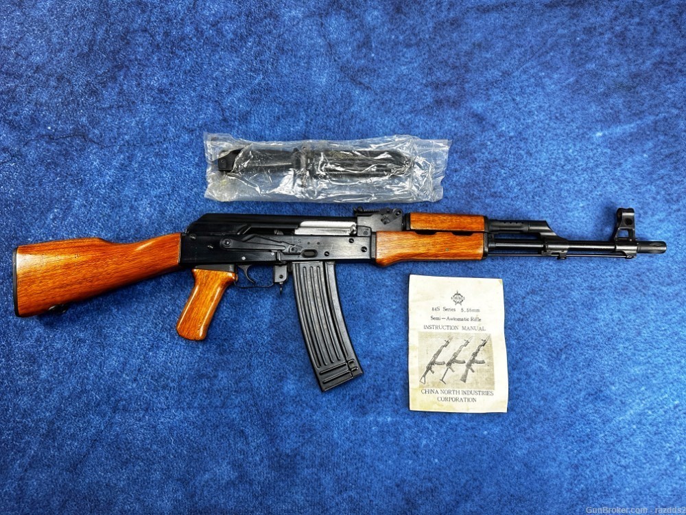 Excellent Pre-Ban Norinco 84s with bayonet and manual-img-0