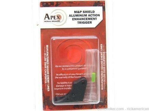 Apex Action Enhancement Aluminum Trigger for M&P Shield 9mm .40 100-050-img-1