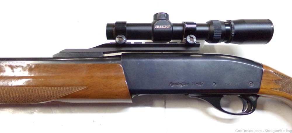 Used Remington 11-87 Shotgun in 12 ga with cantilever 21 in. rifled barrel-img-2