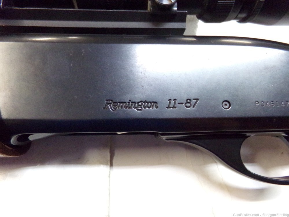 Used Remington 11-87 Shotgun in 12 ga with cantilever 21 in. rifled barrel-img-4