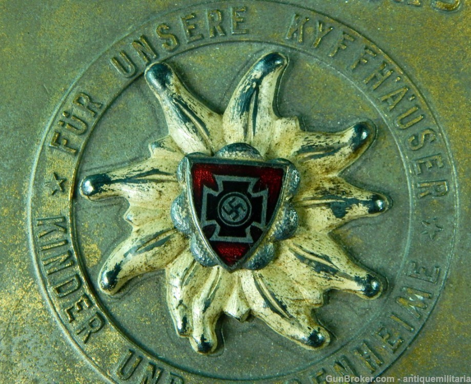 German Germany WW2 WW1 Veteran's Table Medal Badge-img-2