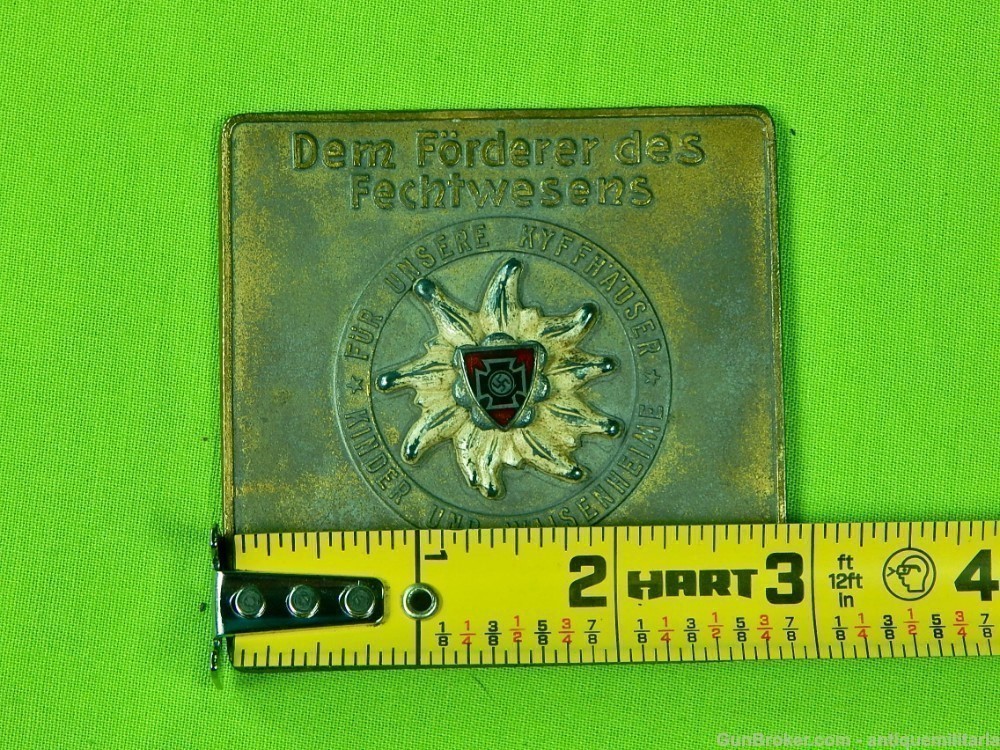 German Germany WW2 WW1 Veteran's Table Medal Badge-img-7