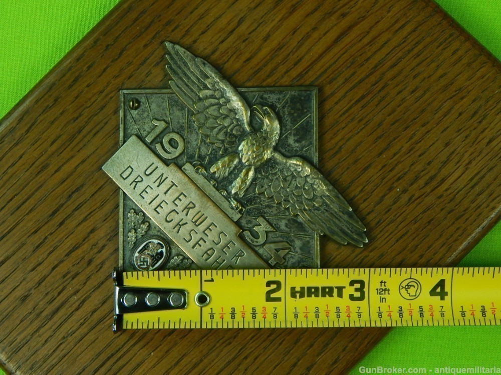 German Germany WW2 Table Medal Badge Wall Plaque-img-9