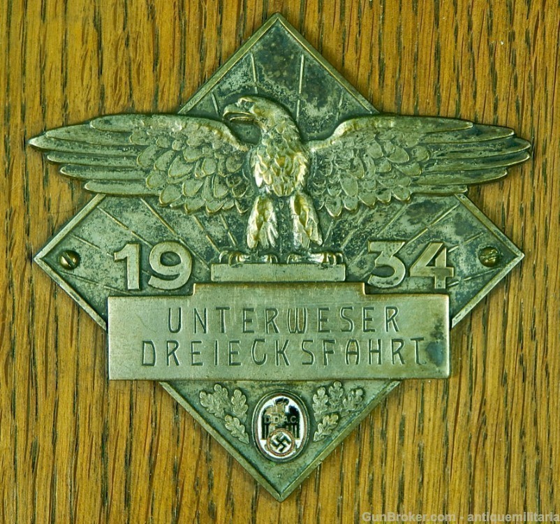 German Germany WW2 Table Medal Badge Wall Plaque-img-1