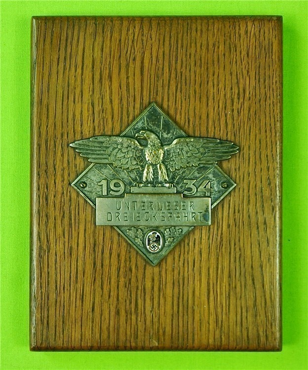 German Germany WW2 Table Medal Badge Wall Plaque-img-0