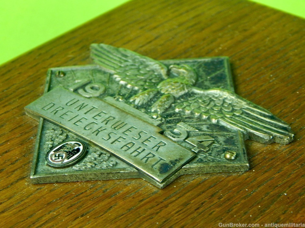 German Germany WW2 Table Medal Badge Wall Plaque-img-3