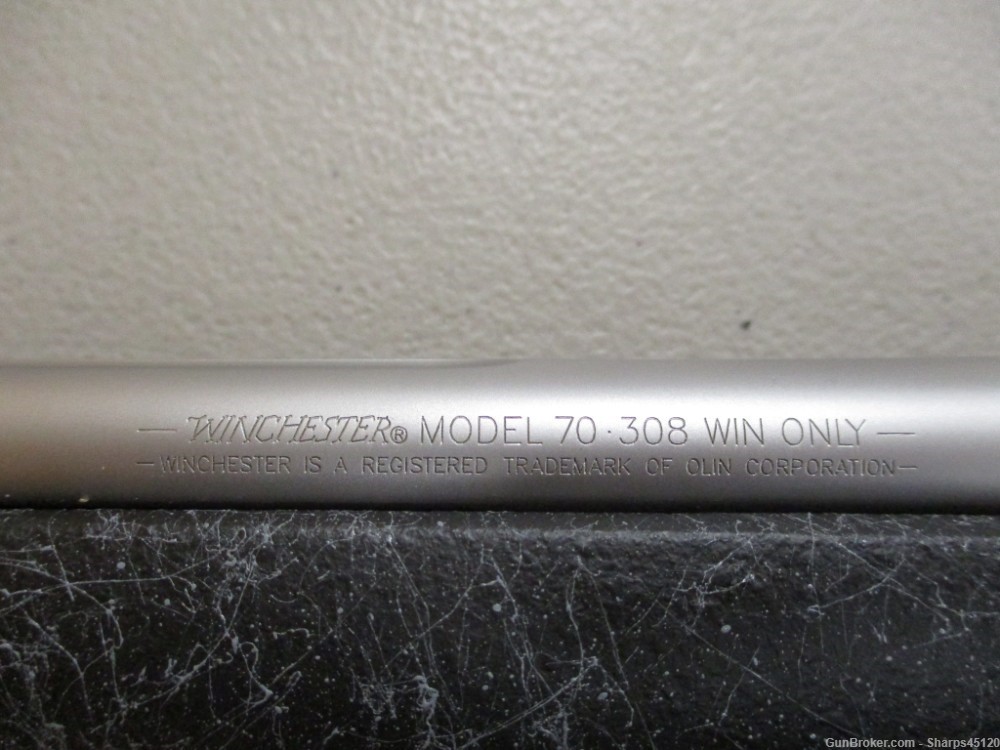 Winchester Model 70 .308 Win Extreme Weather SS Stainless 22" threaded-img-3