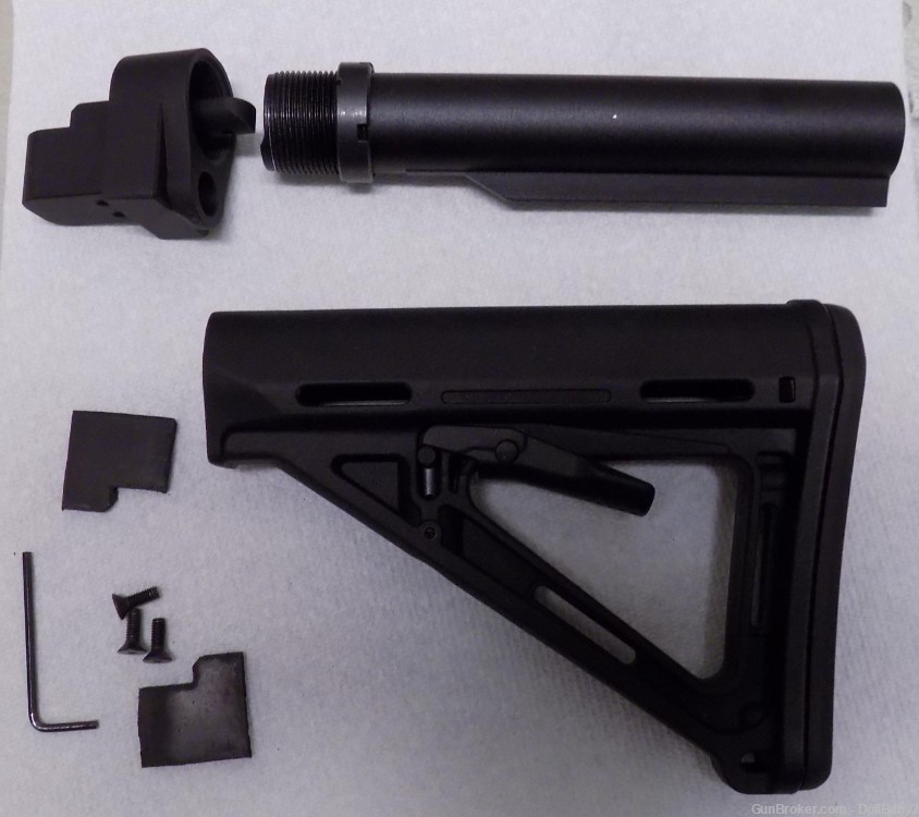 Ak47 Adapter to AR-15 with MAG400 Stock and Buffer Tube.-img-2