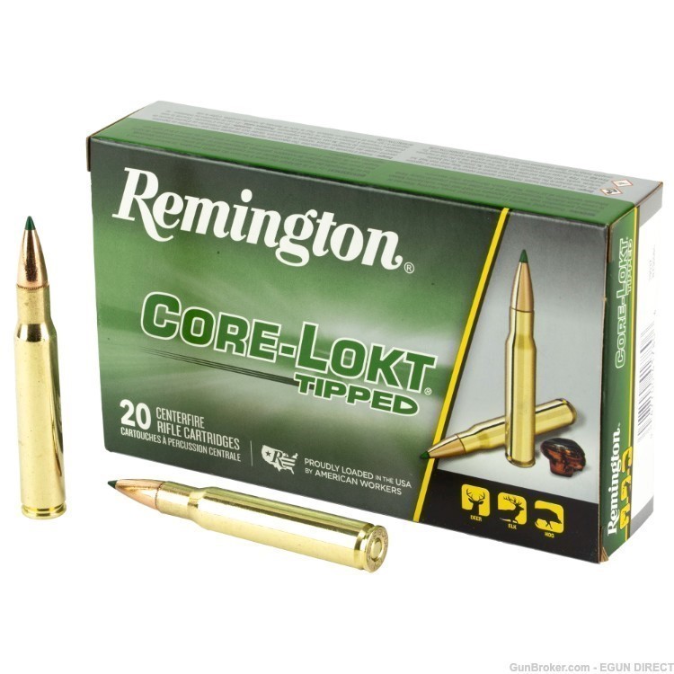 Remington CORE-LOKT TIPPED 30-06 Springfield 180gr Polymer Tip - 20rd-img-0