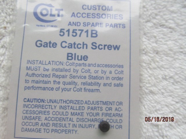 Colt - SAA Gate Catch Screw Blue #51571B-img-0