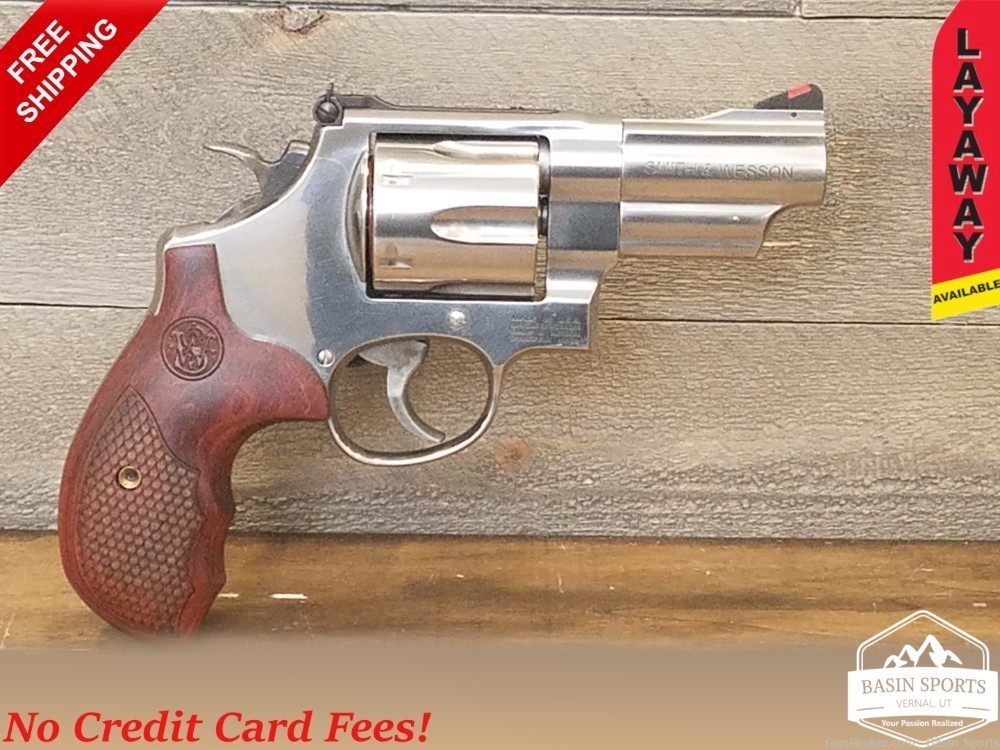 Smith & Wesson 629 Deluxe 150715 Stainless 44 Mag 3in S&W M629 Deluxe-img-0