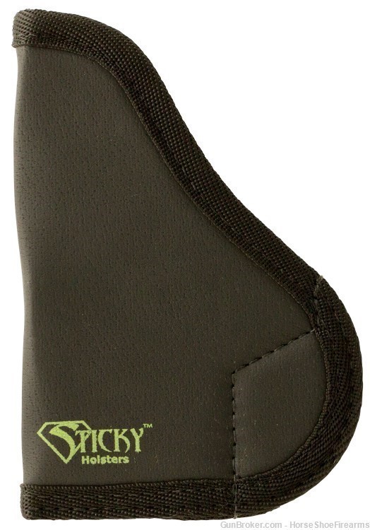 Sticky Holsters SM3 SM-3 IWB Size 3 Black/Green Latex Free Rubber Fits .380-img-0