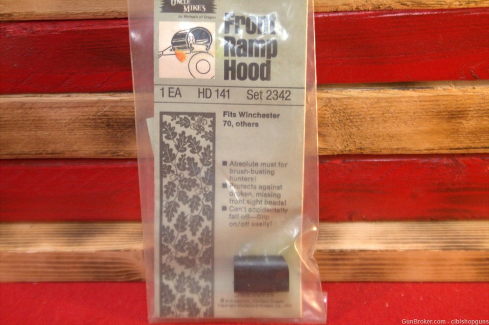 Uncle Mikes Front Ramp Hood HD141 Set 2342 Winchester M-70 -img-0