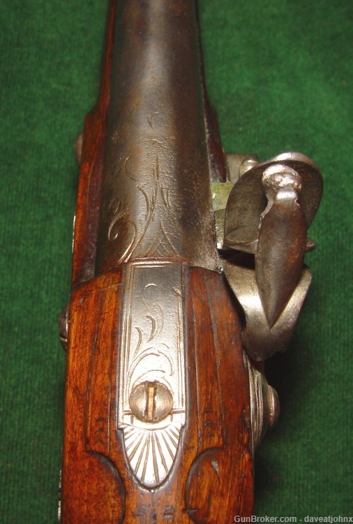 French & Indian Wars "Bayley & Mason" 60 cal.  Flintlock Horseman's Pistol-img-4