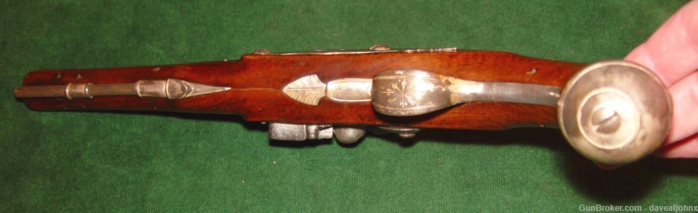 French & Indian Wars "Bayley & Mason" 60 cal.  Flintlock Horseman's Pistol-img-6