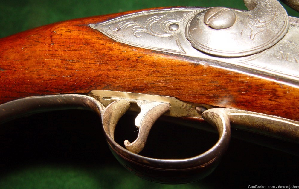 French & Indian Wars "Bayley & Mason" 60 cal.  Flintlock Horseman's Pistol-img-14