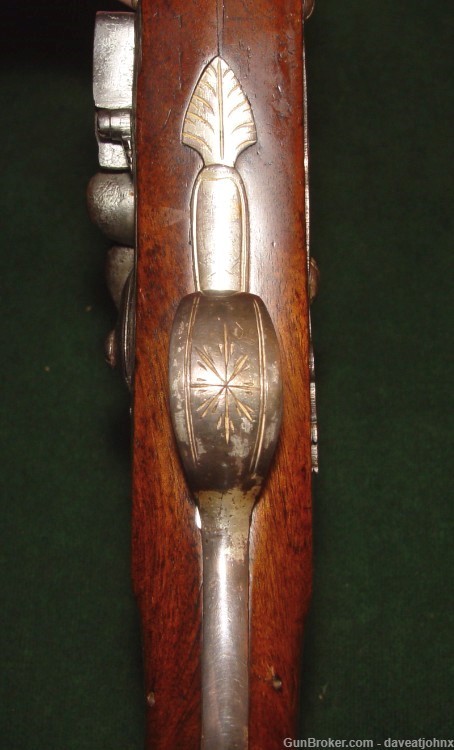 French & Indian Wars "Bayley & Mason" 60 cal.  Flintlock Horseman's Pistol-img-7