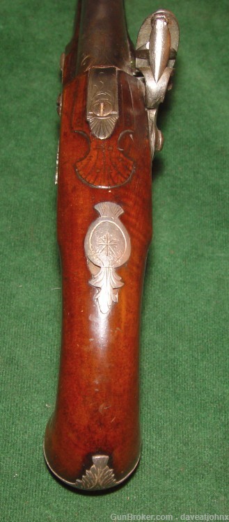 French & Indian Wars "Bayley & Mason" 60 cal.  Flintlock Horseman's Pistol-img-3