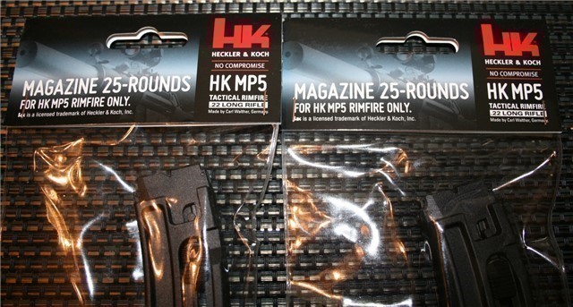 2 HK Walther MP5-22 MP5-A5 UMAREX 25rd MAGS 22 NEW-img-1