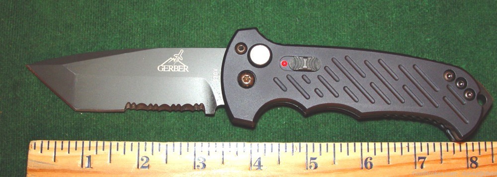  Gerber Made in U.S.A. 06  Serrated Tanto Blade Automatic Knife S30V-img-0