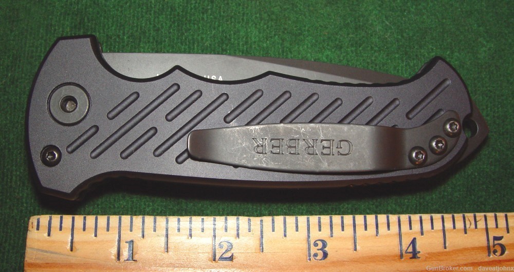  Gerber Made in U.S.A. 06  Serrated Tanto Blade Automatic Knife S30V-img-4