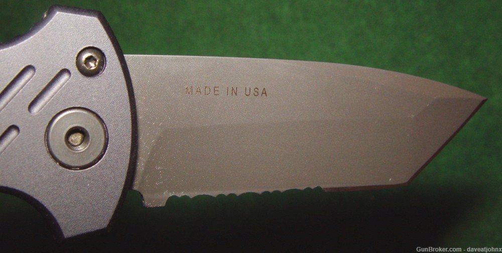  Gerber Made in U.S.A. 06  Serrated Tanto Blade Automatic Knife S30V-img-5
