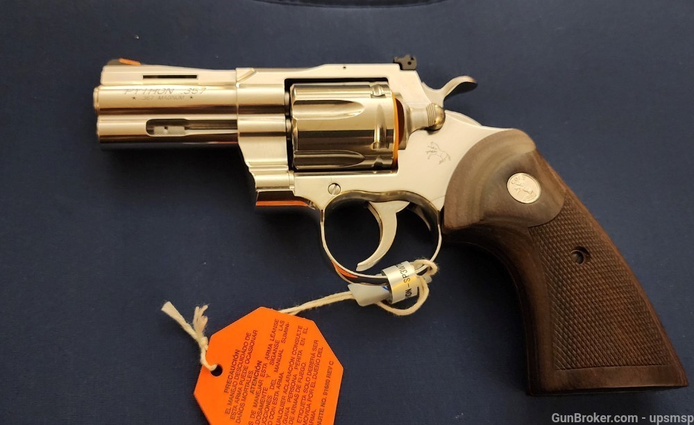 COLT PYTHON 357 MAGNUM 3 INCH STAINLESS  SP3WTS FACTORY BLEM-img-3