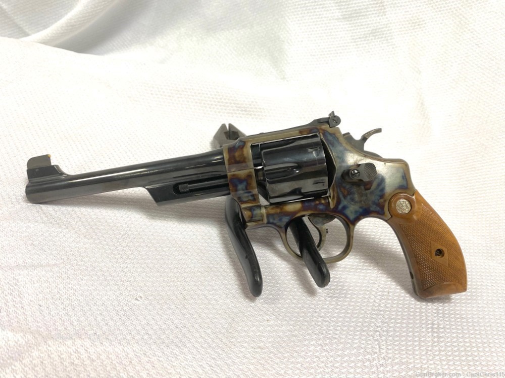 Smith and Wesson Model 24-5 Case Hardened with the box-img-1